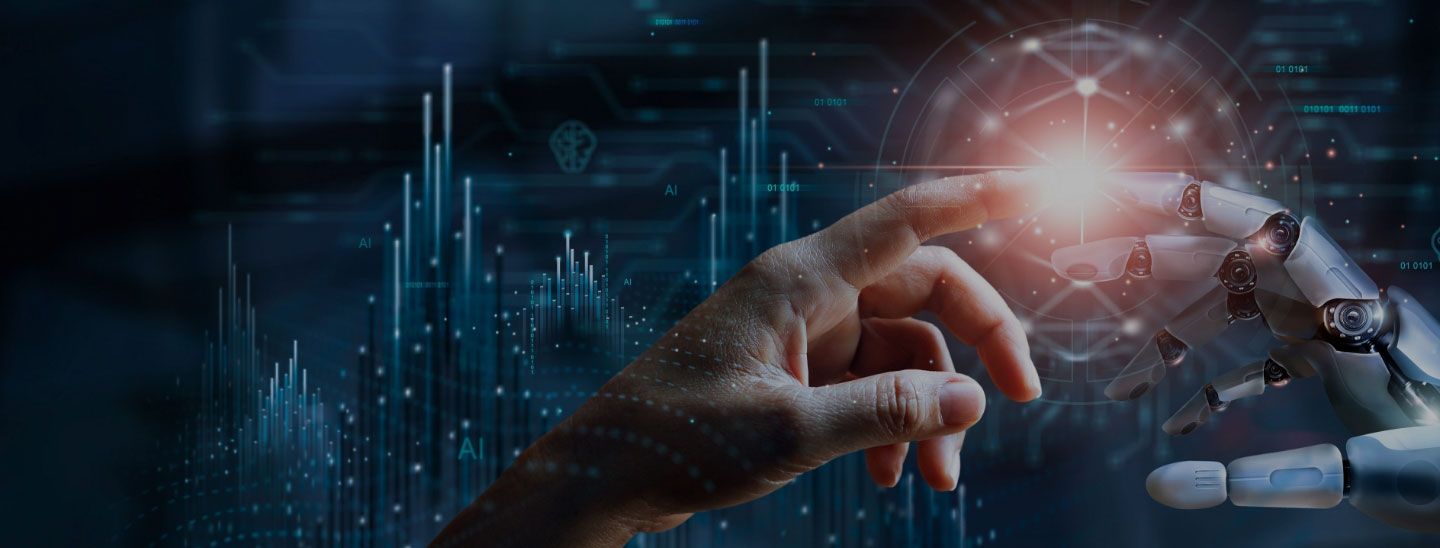 Artificial intelligence robot meets human